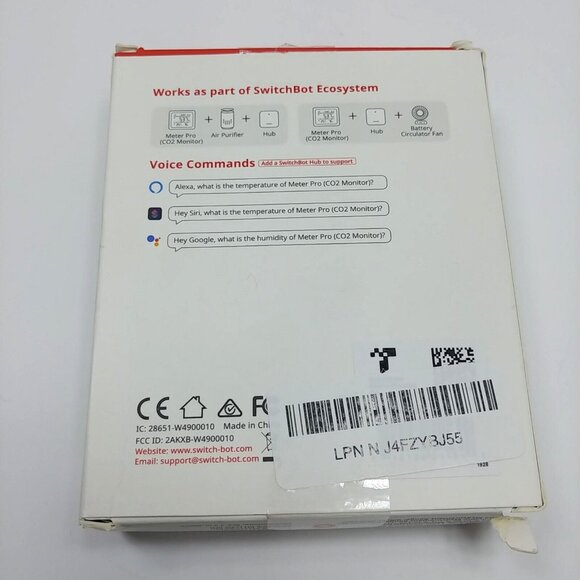NEW SwitchBot Meter Pro CO2 Air Quality Monitor Built-in Hygrometer/Thermometer - Picture 6 of 6